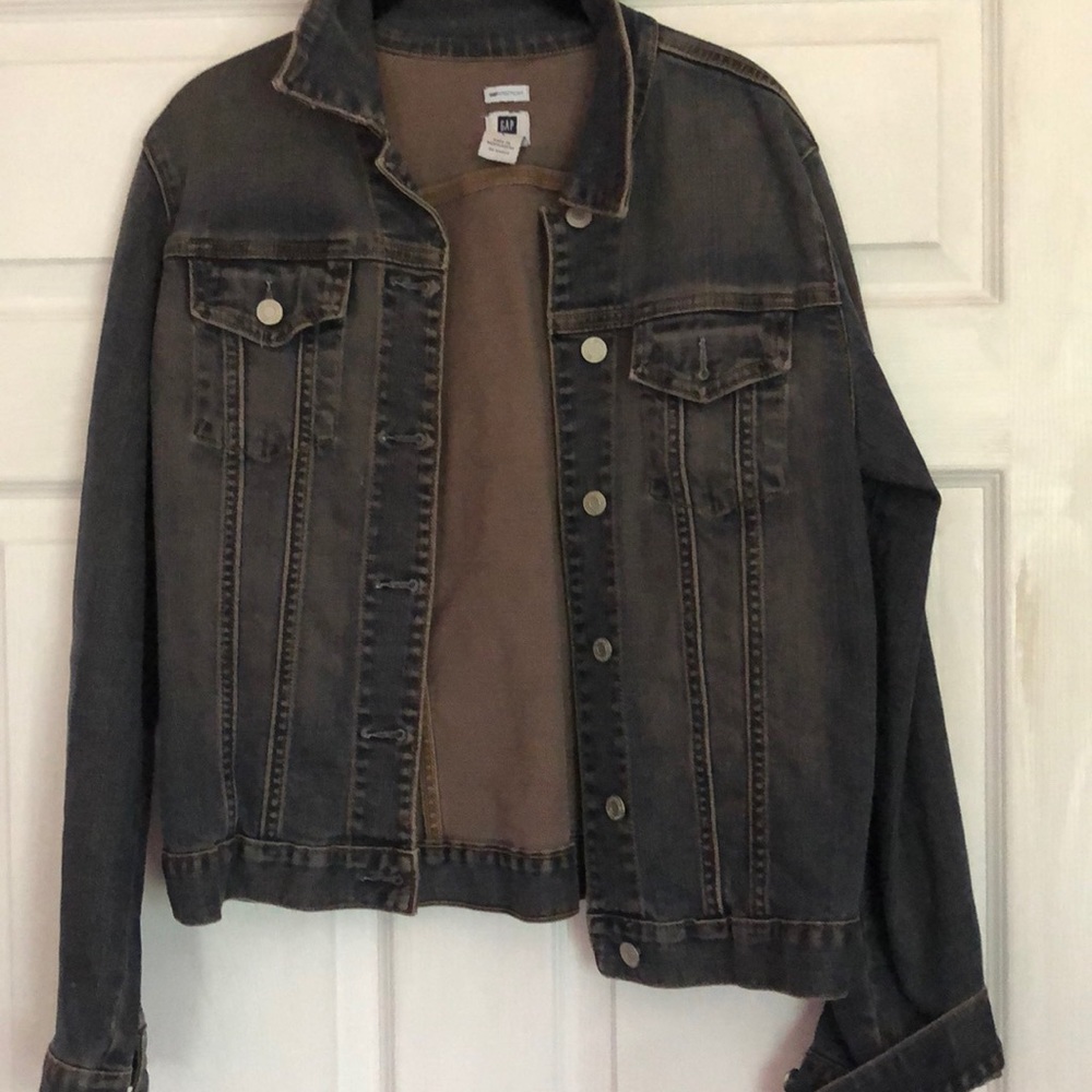 Gap Dark Jean Jacket stretch